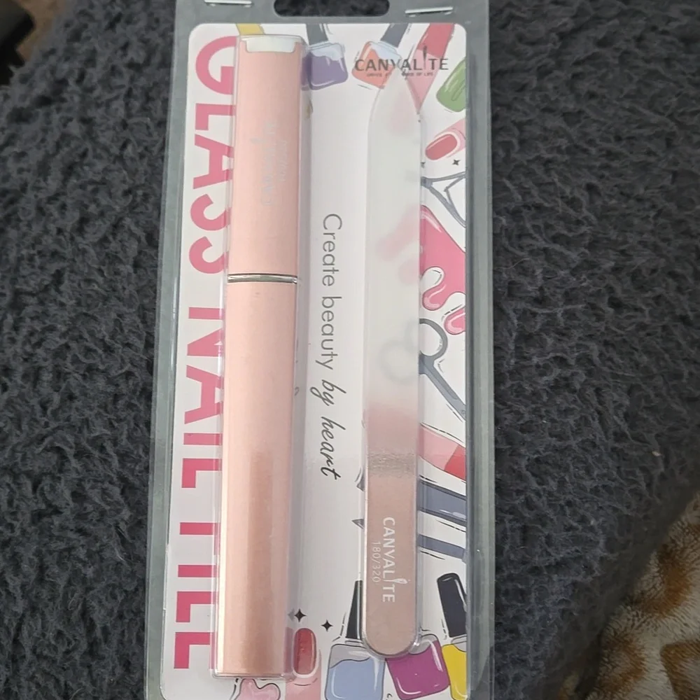 CANVALITE Glass Nail File Set in Pink - Picture 3 of 3